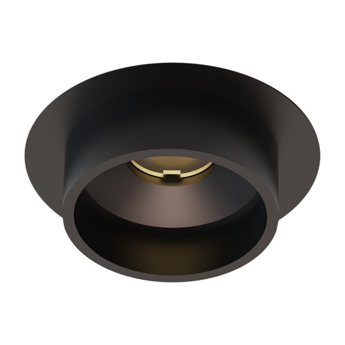 CAPISUR-FRONT PART 3 FOR SPOT RECESSED BLACK ALUMINUM CABINET (Φ32-Φ22.4MM)X8MM (EXTERIOR PART)