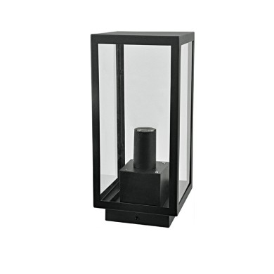SAND BLACK FLOOR LUMINAIRE CELIA 1XE27 IP44 WITH CLEAR GLASS 