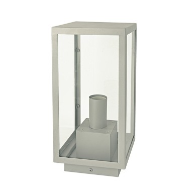 SAND GREY FLOOR LUMINAIRE CELIA 1XE27 IP44 WITH CLEAR GLASS 