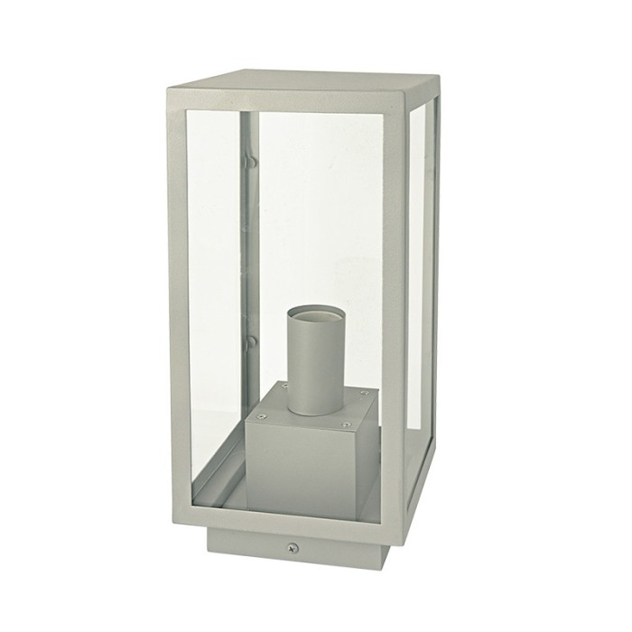 SAND GREY FLOOR LUMINAIRE CELIA 1XE27 IP44 WITH CLEAR GLASS 
