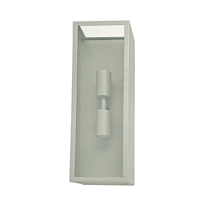 SAND GREY WALL LUMINAIRE CELIA 2XE27 IP44 WITH CLEAR GLASS 