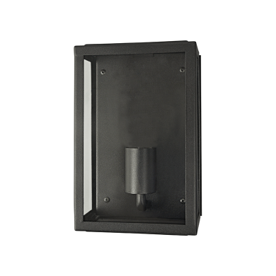 SAND BLACK WALL LUMINAIRE CELIA MINI 1XE27 IP44 WITH CLEAR GLASS 