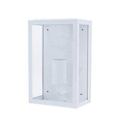 SAND WHITE WALL LUMINAIRE CELIA MINI 1XE27 IP44 WITH CLEAR GLASS