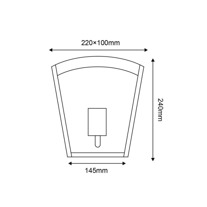 SAND GREY WALL LUMINAIRE CELIA V 1XE27 IP44 WITH CLEAR GLASS
