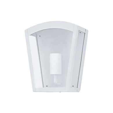 SAND WHITE WALL LUMINAIRE CELIA V 1XE27 IP44 WITH CLEAR GLASS