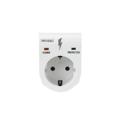 SURGE PROTECTOR SINGLE SCHUKO TYPE 3 16A 230V 3500W MAX