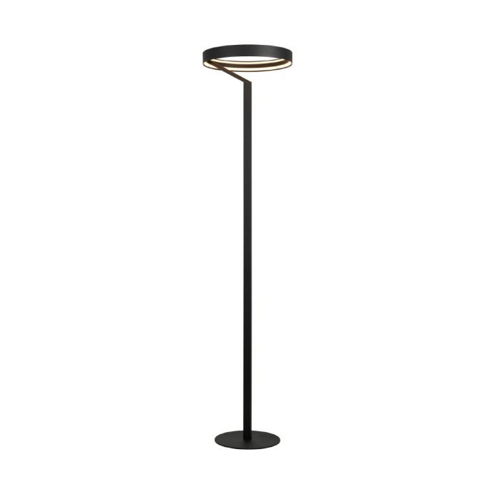 ROLLIE-FLOOR LAMP SAND BLACK ALUMINIUM LED SMD 43W DIMMABLE 2700K 2150LM IP20 385X1700MM