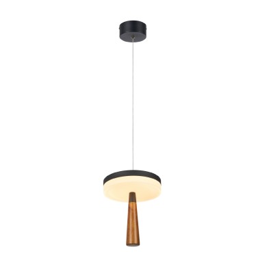 ASIAN-PENDANT LAMP SAND BLACK ALUMINIUM LED SMD 11W CCT 715Lm IP20 164X1500MM