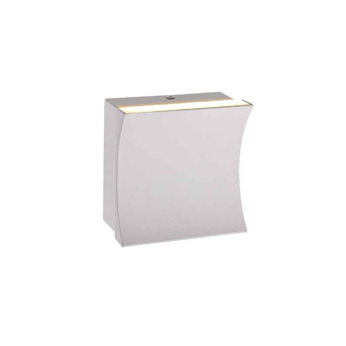 CHESSY-WALL LAMP SAND WHITE ALUMINIUM LED SMD 7W CCT 350Lm IP20 105X105X55MM
