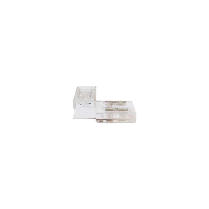 90° TRANSPARENT CONNECTOR FOR LED COB STRIP IP20 10MM