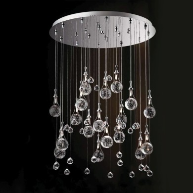 NETTO ΦΩΤΙΣΤΙΚΟ ΟΡΟΦΗΣ ΧΡΩΜΙΟ ΚΡΥΣΤΑΛΛΟ ΣΥΜΒΑΤΙΚΟ 18ΧG4 IP20 Φ580Χ720mm