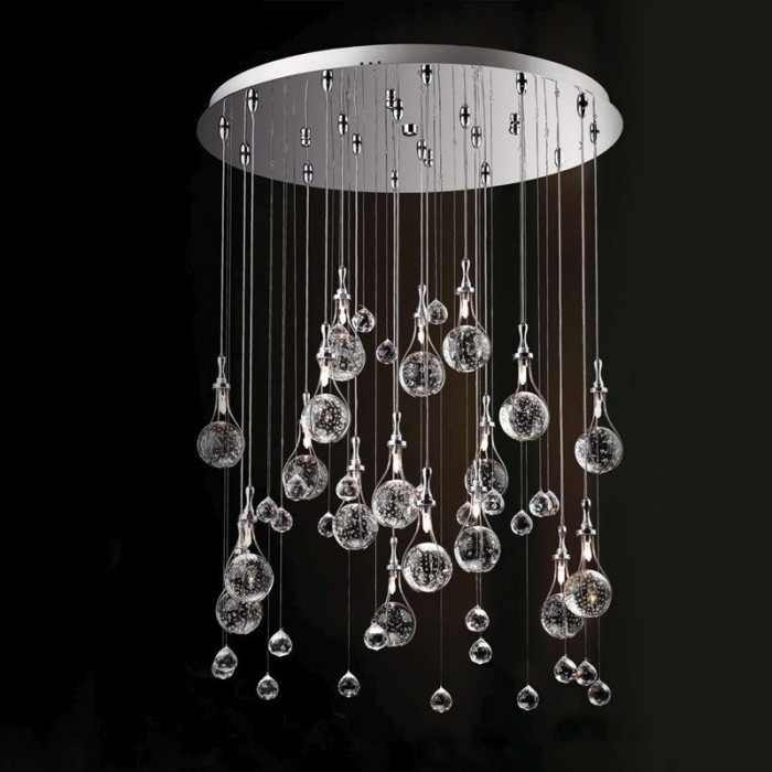 NETTO ΦΩΤΙΣΤΙΚΟ ΟΡΟΦΗΣ ΧΡΩΜΙΟ ΚΡΥΣΤΑΛΛΟ ΣΥΜΒΑΤΙΚΟ 18ΧG4 IP20 Φ580Χ720mm