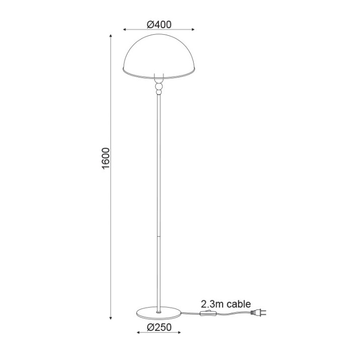 NETTO ΦΩΤΙΣΤΙΚΟ ΕΠΙΔΑΠΕΔΙΟ ΛΕΥΚΟ ΜΑΡΜΑΡΟ ΜΕΤΑΛΛΙΚΟ ΣΥΜΒΑΤΙΚΟ 2ΧΕ27 IP20 Φ400Χ1600mm
