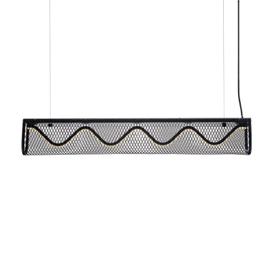 NETTO ΦΩΤΙΣΤΙΚΟ ΚΡΕΜΑΣΤΟ ΜΑΥΡΟ ΜΕΤΑΛΛΙΚΟ LED 11W 3000K 1180Lm IP20 800Χ1100mm