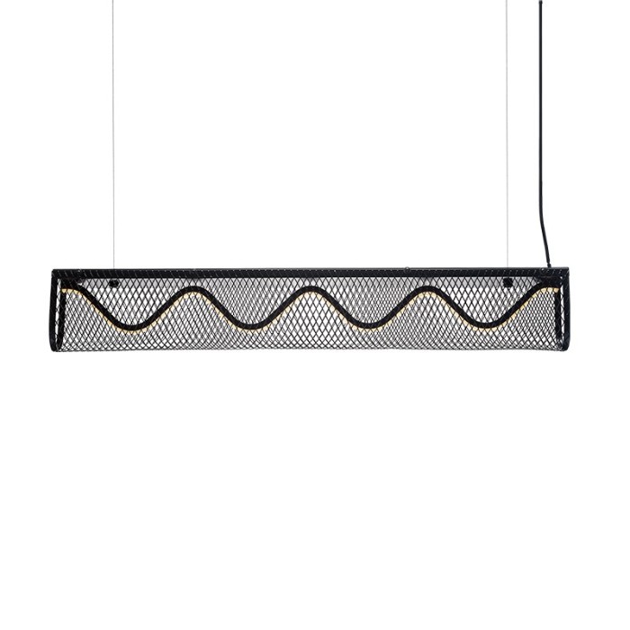 NETTO ΦΩΤΙΣΤΙΚΟ ΚΡΕΜΑΣΤΟ ΜΑΥΡΟ ΜΕΤΑΛΛΙΚΟ LED 11W 3000K 1180Lm IP20 800Χ1100mm