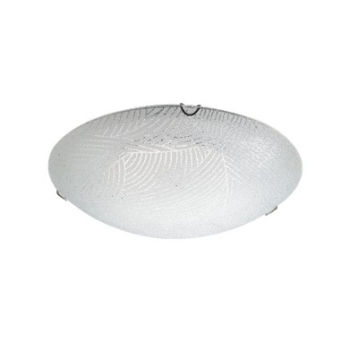 WALL MOUNTED/CEILING 3XE27 CRYSTAL GLASS+METAL Φ40ΧΗ12CM FORCE