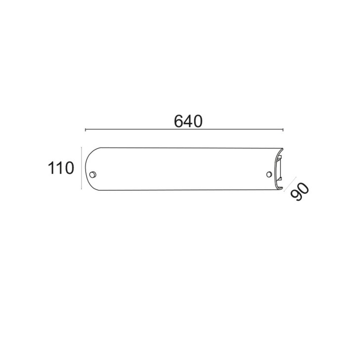 NETTO WALL CEILING 2X40W E14 11X9X65cm MAN