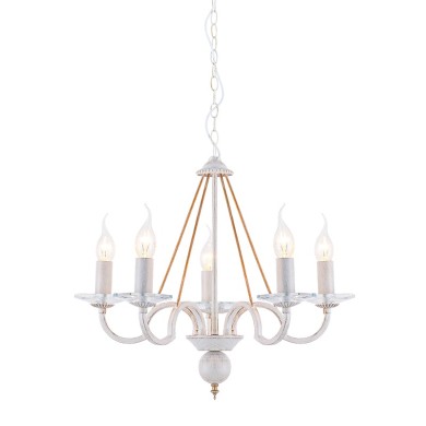 NETTO ΦΩΤΙΣΤΙΚΟ ΚΡΕΜΑΣΤΟ ΛΕΥΚΟ ΠΑΤΙΝΑ ΜΕΤΑΛΛΙΚΟ ΣΥΜΒΑΤΙΚΟ 5ΧΕ14 IP20 Φ510Χ1020mm