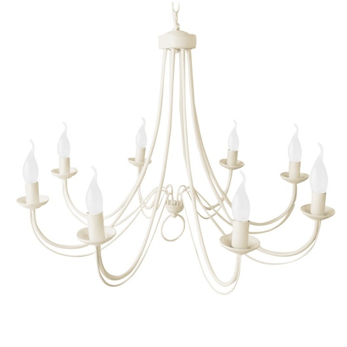 NETTO PENDANT 8X60W E14 PATINA PALMYRA