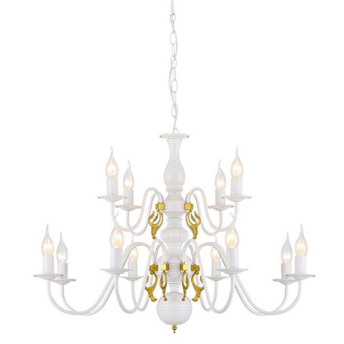 NETTO PENDANT 12XE14 METAL PATINΑ GOLD Φ78ΧH160CM VELVET