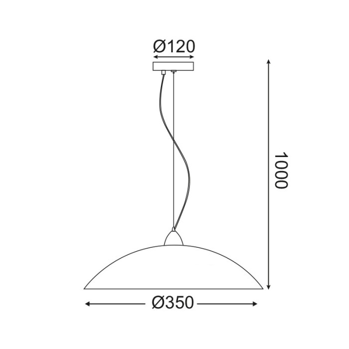 PENDANT D35 1ΧΕ27 CHAPLIN