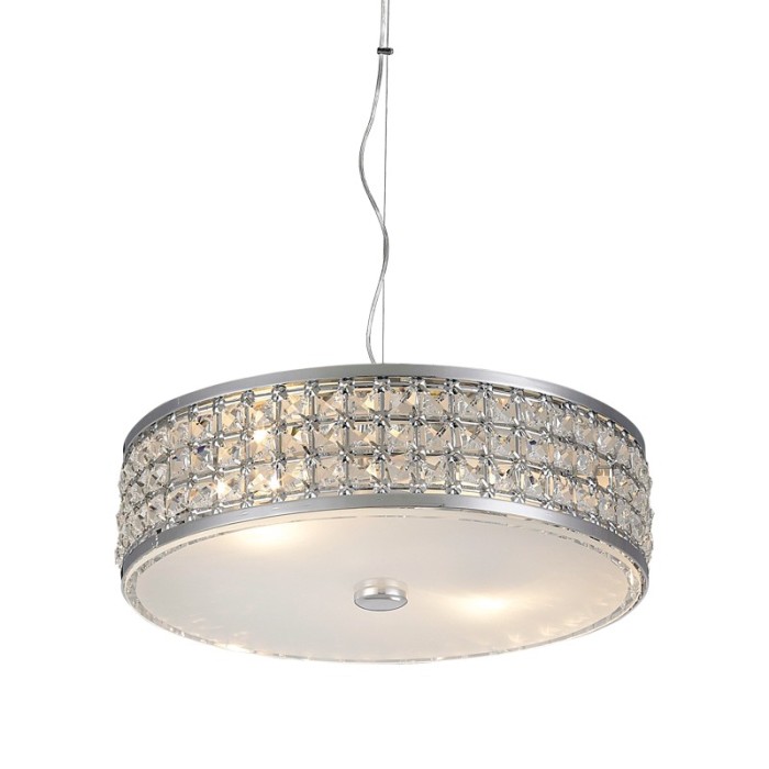 NETTO ΦΩΤΙΣΤΙΚΟ ΚΡΕΜΑΣΤΟ ΧΡΩΜΙΟ ΜΕΤΑΛΛΙΚΟ ΣΥΜΒΑΤΙΚΟ 5ΧΕ14 IP20 Φ120Χ1050mm