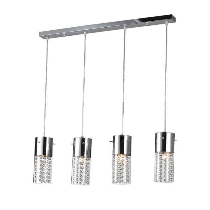 NETTO ΦΩΤΙΣΤΙΚΟ ΚΡΕΜΑΣΤΟ ΧΡΩΜΙΟ ΜΕΤΑΛΛΙΚΟ ΣΥΜΒΑΤΙΚΟ 4ΧΕ14 IP20 820Χ1200mm