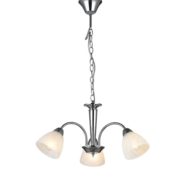 PENDANT METAL 3XE14 CHROME BYRON