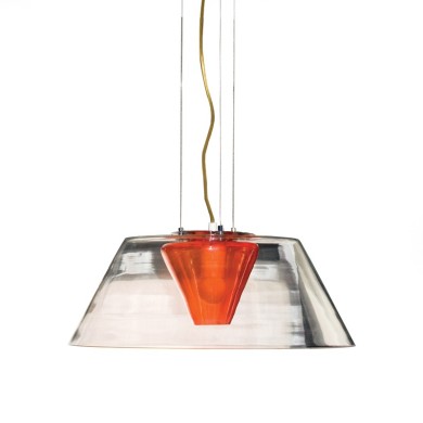 NETTO ΦΩΤΙΣΤΙΚΟ ΚΡΕΜΑΣΤΟ ΠΟΡΤΟΚΑΛΙ ΓΥΑΛΙΝΟ ΣΥΜΒΑΤΙΚΟ 1ΧΕ27 IP20 Φ425Χ1250mm