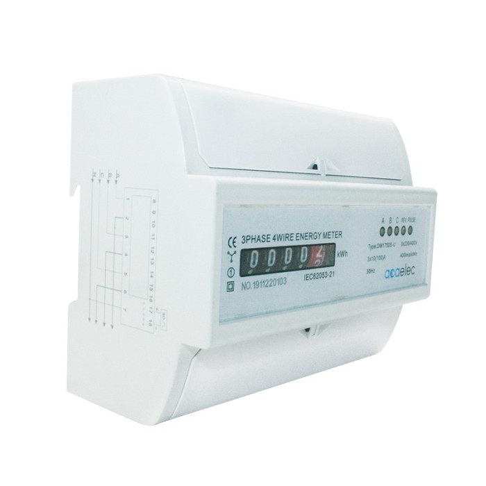 ΑΝΑΛΟΓΙΚΟ ΚΙΛΟΒΑΤΟΩΡΟΜΕΤΡΟ ΡΑΓΑΣ ΤΡΙΦΑΣΙΚΟ 10(100)A 3X230 400VAC 