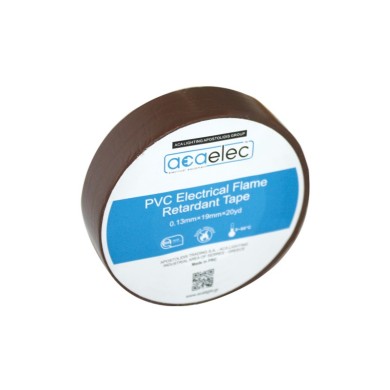  ELECTRICAL PVC TAPE ACAELEC BROWN 0.13mmx19mmx20yds