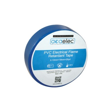  ELECTRICAL PVC TAPE ACAELEC BLUE 0.13mmx19mmx20yds