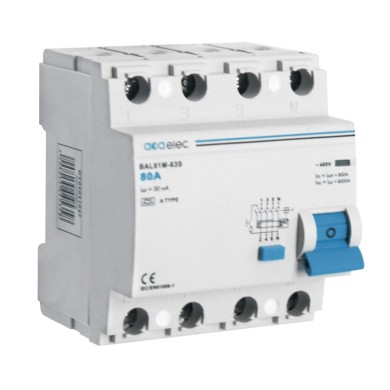 RCCB 4x80A 30mA 4M A-Type 