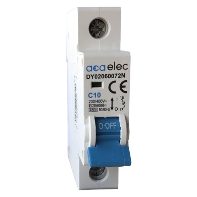 MCB 1P C10 4,5KA 1M