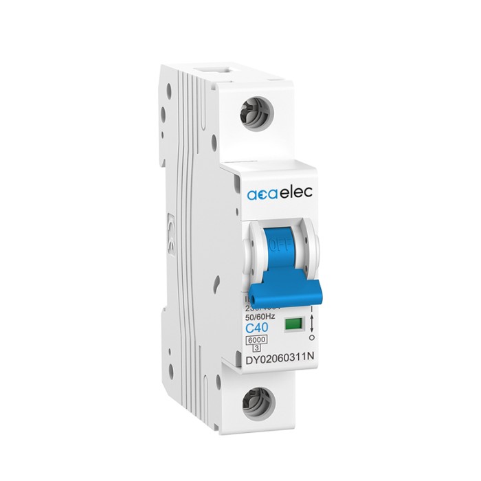 MCB 1P C40 6KA 1M