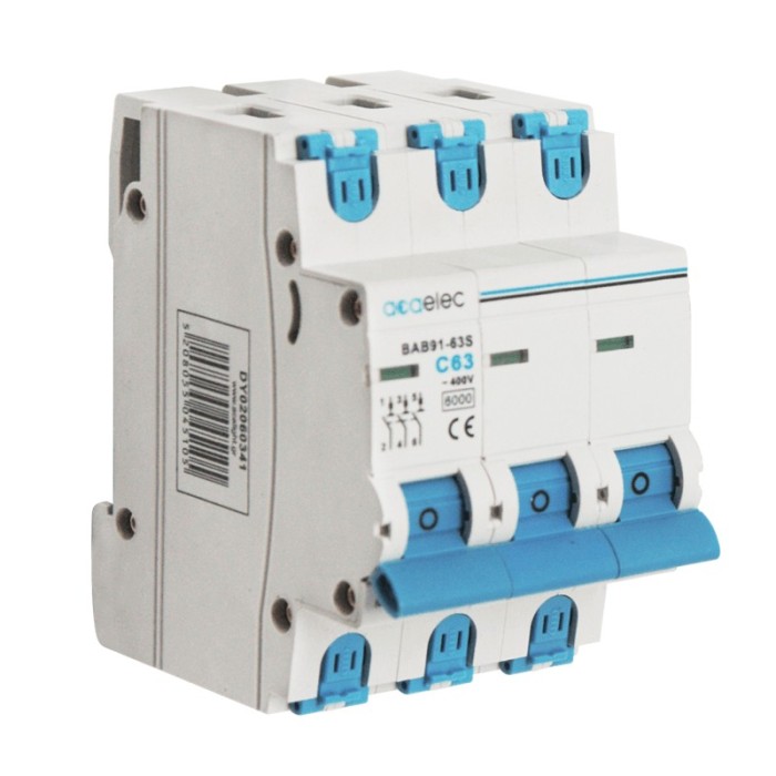 MCB 3P C63 6KA 3M 