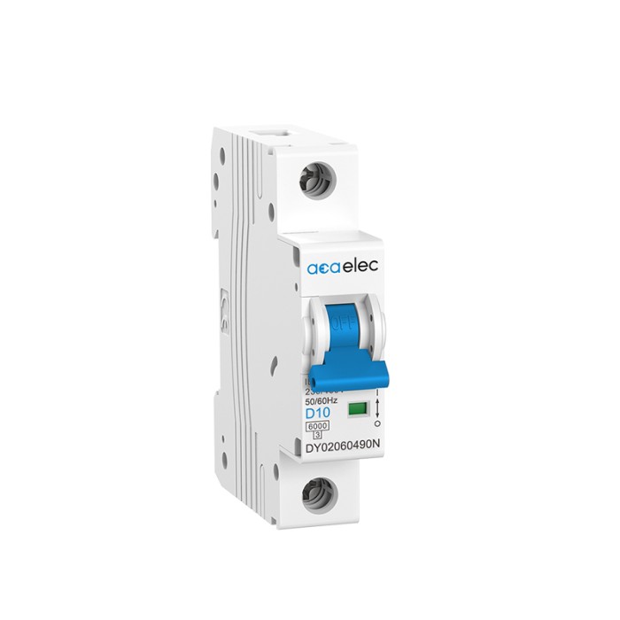 MCB 1P D10 6KA 1M