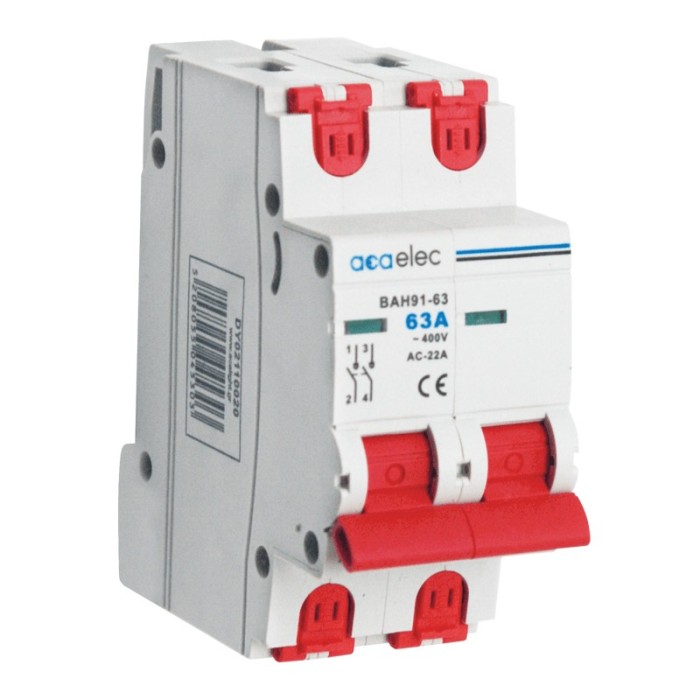 SWITCH DISCONNECTOR 2P 63A  