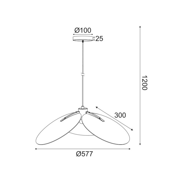 NETTO ΦΩΤΙΣΤΙΚΟ ΚΡΕΜΑΣΤΟ ΜΑΥΡΟ ΜΑΤ ΜΕΤΑΛΛΙΚΟ ΣΥΜΒΑΤΙΚΟ 1ΧΕ27 IP20 Φ575Χ1200mm
