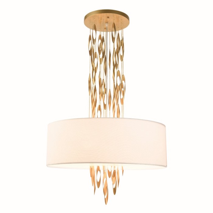 NETTO ΦΩΤΙΣΤΙΚΟ ΚΡΕΜΑΣΤΗ ΣΑΜΠΑΝΙΖΕ ΧΡΥΣΟ ΜΕΤΑΛΛΙΚΟ ΣΥΜΒΑΤΙΚΟ 5ΧΕ14 IP20 Φ600Χ1000mm