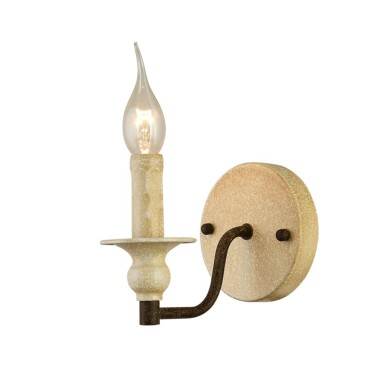 WALL MOUNTED LUMINAIRE 1XE14 ANTIQUE/RUST METALLIC 18X12X16CM LYON