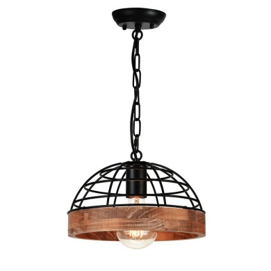 NETTO ΦΩΤΙΣΤΙΚΟ ΚΡΕΜΑΣΤΟ ΜΑΥΡΟ ΜΕΤΑΛΛΙΚΟ ΣΥΜΒΑΤΙΚΟ 1ΧΕ27 IP20 Φ260mm