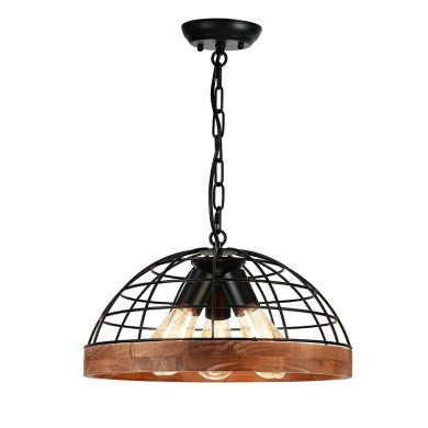 NETTO ΦΩΤΙΣΤΙΚΟ ΚΡΕΜΑΣΤΟ ΜΑΥΡΟ ΜΕΤΑΛΛΙΚΟ ΣΥΜΒΑΤΙΚΟ 3ΧΕ27 IP20 Φ130Χ1200mm