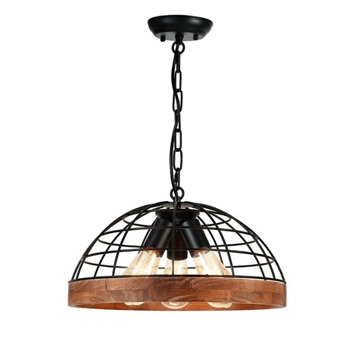 NETTO ΦΩΤΙΣΤΙΚΟ ΚΡΕΜΑΣΤΟ ΜΑΥΡΟ ΜΕΤΑΛΛΙΚΟ ΣΥΜΒΑΤΙΚΟ 3ΧΕ27 IP20 Φ130Χ1200mm