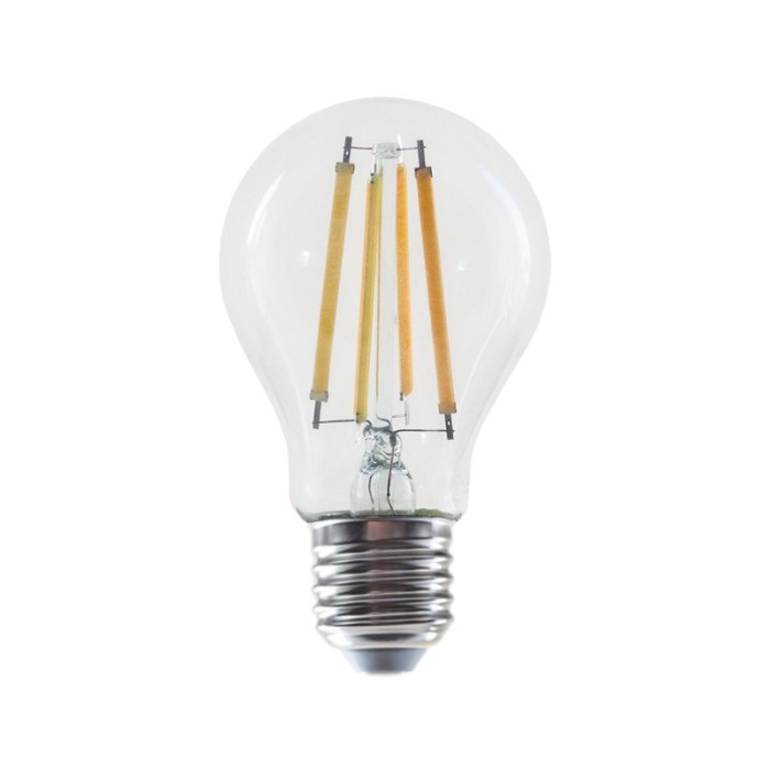 LED FILAMENT E27 A60 10W 6500K 230V AC 1300LM RA80 30000H 360°