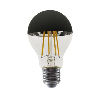 FILAMENT LED ΜΑΥΡΟ DIM A60 8W 2700K 230V AC 900LM RA80 30000HRS 180° 1xE27