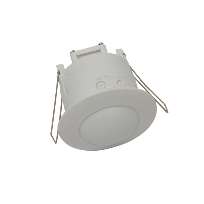 MOTION DETECTOR MICROWAVE FLUSH MOUNTED 230V IP20 360° ~8m MAX WHITE