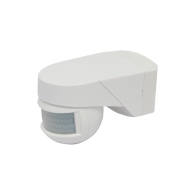MOTION DETECTOR INFRARED 3 IN 1 230V IP54 180° & 360° 12m MAX WHITE