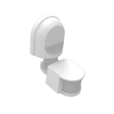 MOTION DETECTOR INFRARED WALL MOUNTED 230V IP44 180° 2~12m MAX WHITE