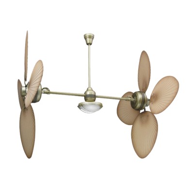 ΑΝΕΜΙΣΤΗΡΑΣ ΟΡΟΦΗΣ ΜΕ ΦΩΣ ΔΙΠΛΟΣ ΧΑΛΚΙΝΟ ΜΟΤΕΡ ΜΠΕΖ ΜΕ 8 ΠΤΕΡΥΓΙΑ PC Φ1300mm